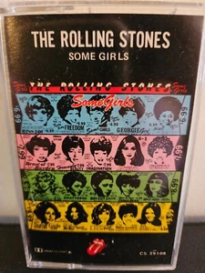 THE ROLLING STONES Some Girls 1978 CASSETTE TAPE MICK JAGGER HARD ROCK POP - Picture 1 of 5