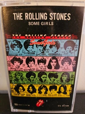 THE ROLLING STONES Some Girls 1978 CASSETTE TAPE MICK JAGGER HARD ROCK POP - Image 1 of 4