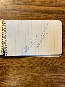 Marshall Brant signed Autogramm 3x4,5 Notizbuch Papier - Bild 1 von 1