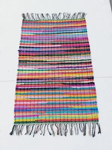 Beautiful Home Cotton Chindi Braided Floor Rug, Decorative Design handmade rugs - Picture 1 of 5