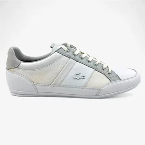 Lacoste Chaymon PRM US SPM Weiß Hellgrau Herren Freizeit Sneaker - Bild 1 von 6