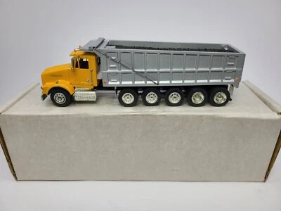Kenworth T800 12x4 Dump Truck - Yellow - ASAM Smith 1:48 Scale Model New - Image 1 of 4