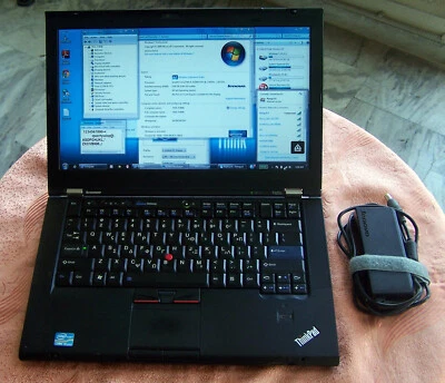 Lenovo ThinkPad T420s Intel i5, 2.50GHz 6GB 2x320GB HDs, Dual Win 7-10, WiFi ibm - Image 1 of 4
