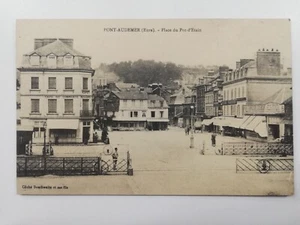 CPA - 27 - PONT-AUDEMER - Place du Pot-d'Etain. - Imagen 1 de 2