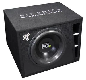 HIFONICS MXZ12R Bassreflex Gehäuse Subwoofer 1000 Watt RMS / 2000 Watt max - Bild 1 von 4