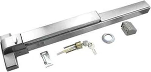 25.6" Emergency Push Bar with Lever for Commercial Metal/Wood Door, Fire-Proof🚪 - Picture 1 of 7
