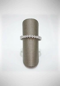 Anello Veretta in oro bianco e diamanti PROJ13 - Picture 1 of 1