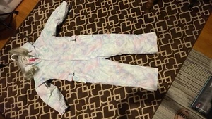 Blue Magic Tie Dye Hooded Snow Suit Girl's Size 130 cm - Picture 1 of 18
