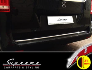 Para Mercedes Vito Viano W V447-3M Cromo Moldura Trasero Protección Perimetral - Bild 1 von 5