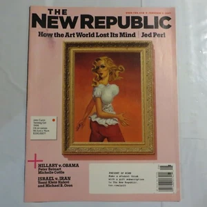 The New Republic 2007 February Art Lost its mind Obama Hillary Iran Israel RN - Picture 1 of 1