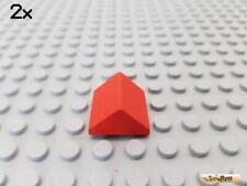 LEGO® 2Stk Dachstein / Firststein 2x2x1 45° rot 3043