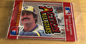 1983 Donruss Action All Stars Rollie Fingers Brewers Top Leon Durham Cubs (Back)