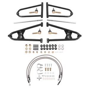 Powder Coated Front A Arms +2+1 For Raptor 700 700R 2006-2017 Brake Lines Clamps - Picture 1 of 22