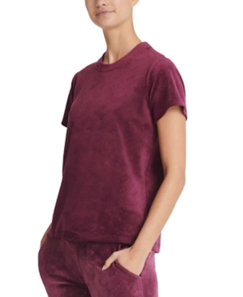 Camiseta DKNY Sport Terciopelo Estampado Logo Talla M Foto 1 de 1