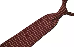 RARE VINTAGE STEFANO RICCI Tie ITALY MADE Silk Red L57 W4.1 - Picture 1 of 5