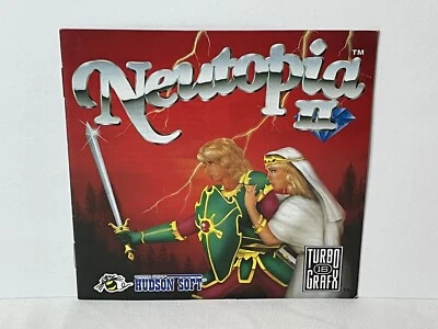 NO GAME - Neutopia II 2 (TurboGrafx-16, 1992) Authentic Manual Only - Image 1 of 4