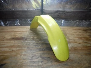 2004 RMZ 250 Suzuki Front Fender Plastic Body Yellow Plastics - Picture 1 of 6
