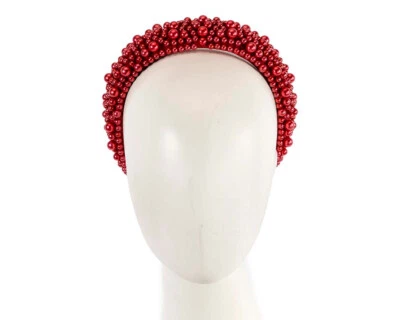 Diadema Fascinator Max Alexander Red Pearls - Negocio 100% propiedad de Australia Foto 1 de 4