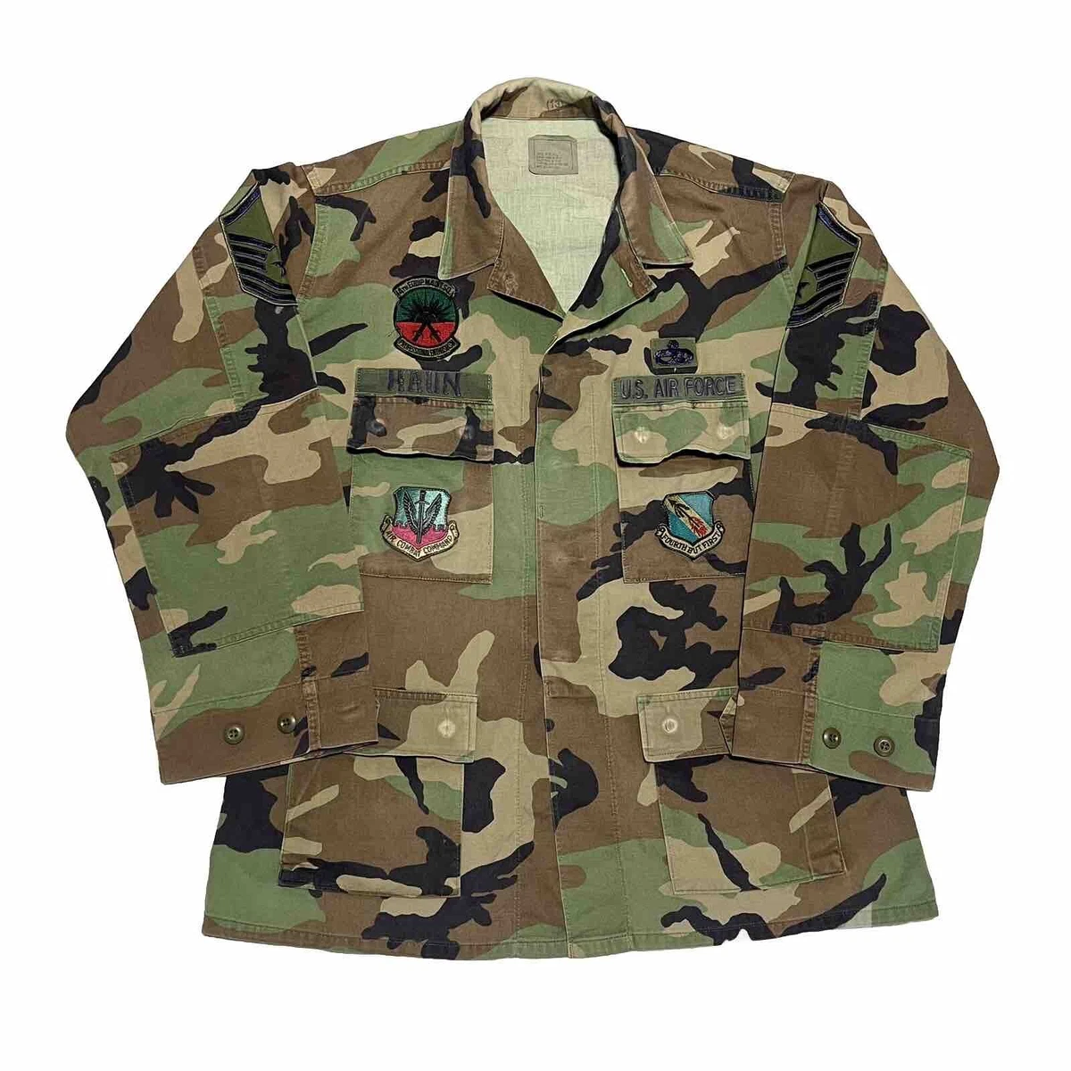 迷彩服　U.S AIRFORCE 迷彩服／ミリタリージャケット 「U.S. AIR FORCE ／ AIR FORCE NEWS