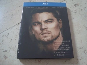 Leonardo DiCaprio 5 Blu-Ray NEW slipcover DEPARTED J Edgar INCEPTION Body BLOOD - Picture 1 of 1