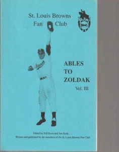 St. Louis Browns Fan Club Ables to Zelda Volume 3 IR KL3652 - Picture 1 of 6