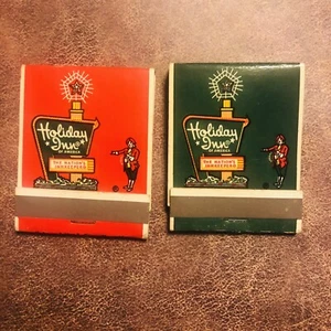 Vintage 2 Unstruck Holiday Inn Matchbooks Iowa City Telytype Reservation (MB5) - Picture 1 of 7