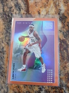 LeBRON JAMES 2018-19 Panini Status TOP STATUS ORANGE SP CAVS