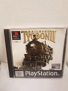 Railroad Tycoon II 2 x Console Playstation1 Ps1 Psx Psone Raro Pal Ita Completo - Imagen 1 de 3