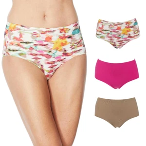 Rhonda Shear 3-Pack Solid and Print Invisible Body Brief 689714-J - Picture 1 of 12