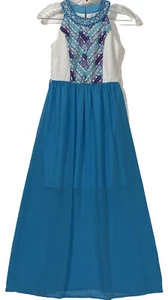 IZgirl Byer size 12 Maxi Long Gown Dress Multicolored - Picture 1 of 14