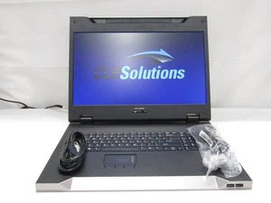 HPE LCD8500 1U 18" Wyświetlacz/klawiatura Konsola do montażu w szafie Rack-AF630A BEZ SZYN - Zdjęcie 1 z 11