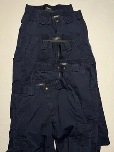 5.11 Tactical Cargo Pants Lot of 6 Men’s Navy Ripstop Utility Work 32x30 - Picture 1 of 9