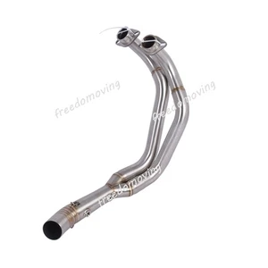 For Yamaha MT07 FZ07 2025 2026 Motorcycle Exhaust System Header Front Link Pipe - Picture 1 of 7