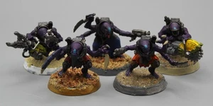Genestealers 5x Acolyte Hybrids Painted #3532 - Picture 1 of 16