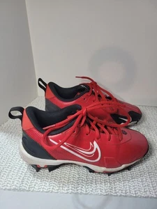 Nike Force Trout 9 Keystone Baseball Red White Black FB9731-600 Kids Size 1Y - Picture 1 of 7