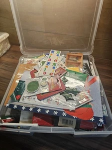 Lotto 110 confezioni nuove adesivi artigianato natalizio scrapbooking card making journaling - Foto 1 di 4