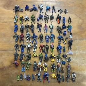 Halo Mega Bloks Construx Halo UNSC Mini Figure Lot And Parts Not Complete - Picture 1 of 5