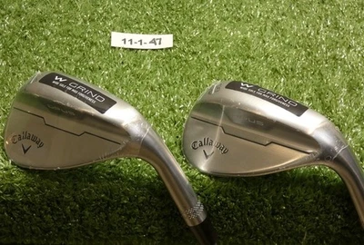 Callaway Opus Brushed Chrome 54/58* 14/12* Sand/Lob Wedge Set DG 115 Steel New - Image 1 of 4