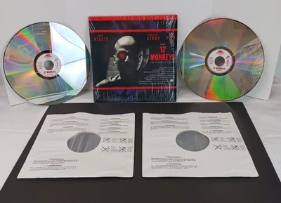 12 Monkeys Laserdisc Movie 1996 MCA Universal Bruce Willis, Madelaine Stowe EX Foto 1 de 4