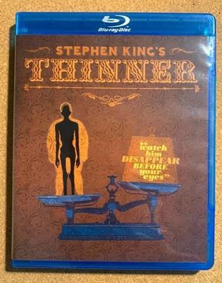 Stephen King's Thinner (Blu-ray, 1996) Olive Films, Horror, OOP Foto 1 de 4