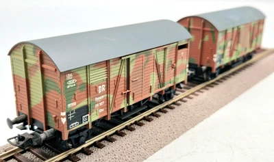 Liliput Bachmann - 2x  L235283 DR Güterwagen Ghs Oppeln in Tarn - Lackierung HO - Bild 1 von 4