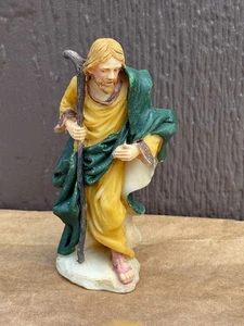 1996 Holiday Workshop handbemalte Harz Krippe Ersatz Hirte 5" - Bild 1 von 5
