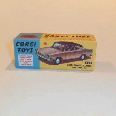 Corgi Toys  234 Ford Consul Classic Repro Box - Image 1 of 4