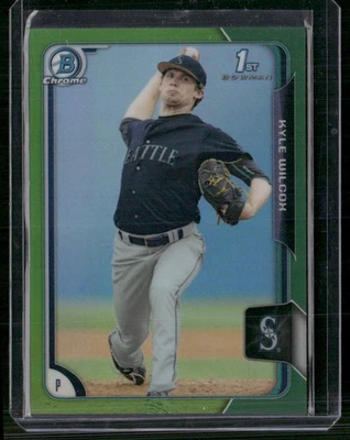 2015 Bowman Draft #72 Kyle Wilcox Chrome Green Refractors #/99 - Image 1 of 2