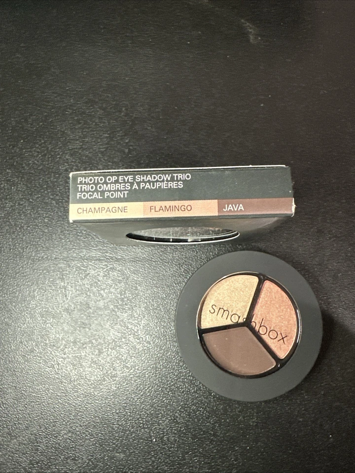 Smashbox Photo Op Eye Shadow Trio Develop Oyster Zoom Royal S&h Full Sz