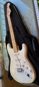 1989 Fender Squier II Stratocaster - Korean Made - EMG Pickups - Pearl White - Bild 1 von 16