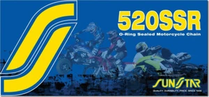 SUNSTAR 2002-2006 Monster 620 Ducati CHAIN SSR STANDARD SEALED 520X120 NAT/NAT S - Picture 1 of 1