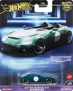 Hot Wheels Premium Car Culture 2024 Exotic Envy Aston Martin V12 Speedster 1:64 - Picture 1 of 1
