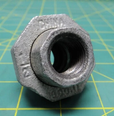 Mueller Proline 1/2" Diameter Galvanized Union Fitting Union 300HI - Image 1 of 4