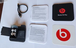 NEW OEM White Extra EARTIPS, CABLE & PAPER for Beats Fit Pro Wireless Earbuds - Picture 1 of 13